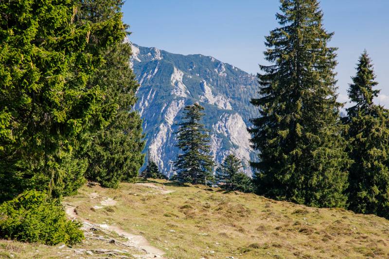 Mountain view in Postalm, Austria